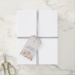 Rustic Romantic Roses Garden Wedding Personalised Gift Tags<br><div class="desc">Create memorable wedding favours with coordinated packaging! Elegant garden roses in shabby chic style cast a warm hint of blush and coral for a farmhouse wedding celebration! This design is perfect for a country, cottage, or even garden gathering. • Coordinate it! Browse the Rustic Romantic Roses Wedding Collection for all...</div>