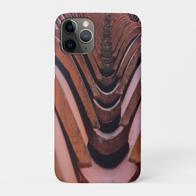 Rustic Roof Tiles with Unique Perspective   Case-Mate iPhone Case (Back)