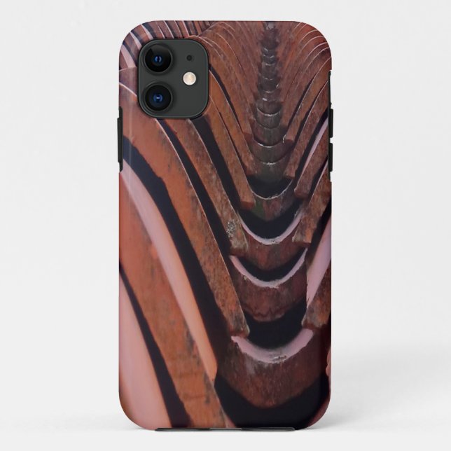 Rustic Roof Tiles with Unique Perspective   Case-Mate iPhone Case (Back)
