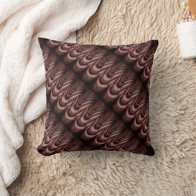 Rustic Roof Tiles with Unique Perspective   Cushion (Blanket)