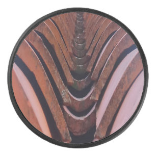 Rustic Roof Tiles with Unique Perspective   Hockey Puck