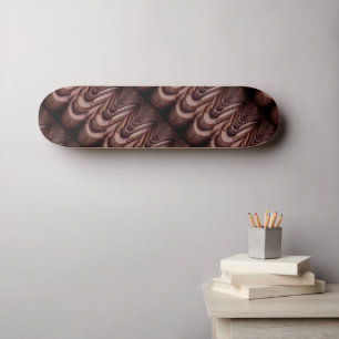 Rustic Roof Tiles with Unique Perspective   Skateboard