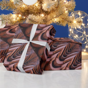 Rustic Roof Tiles with Unique Perspective Wrapping Paper