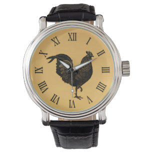 Rustic Rooster Chinese New Year 2017 Watch