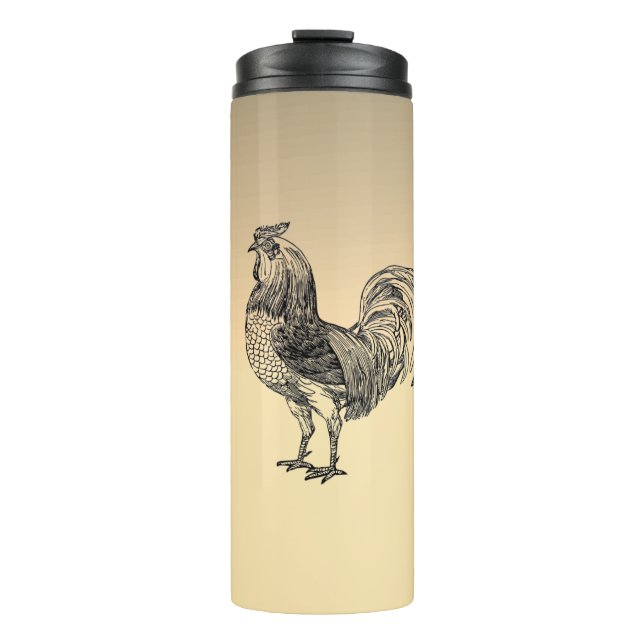 Rustic Rooster  Thermal Tumbler (Front)