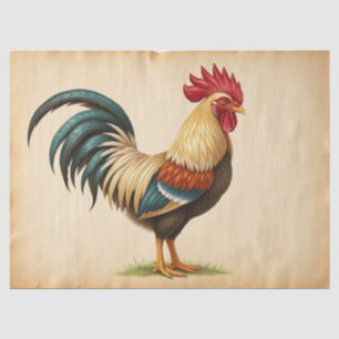 Rustic Rooster Tissue Paper
