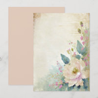 Rustic rose blank wedding