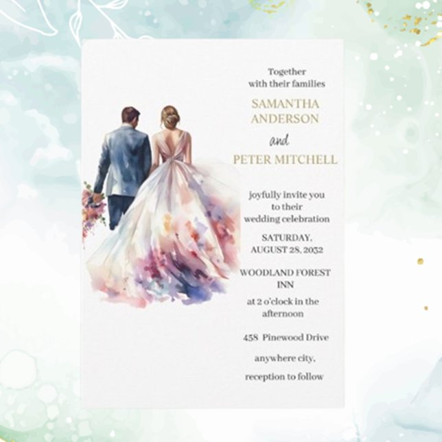 Rustic Rose Boho Floral  wedding theme invitation (Invite loved ones to your special day with our Rustic Rose Boho Floral wedding invitations )