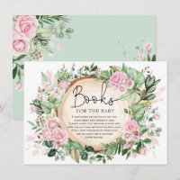 Rustic Rose Garden Greenery Books for Baby Girl