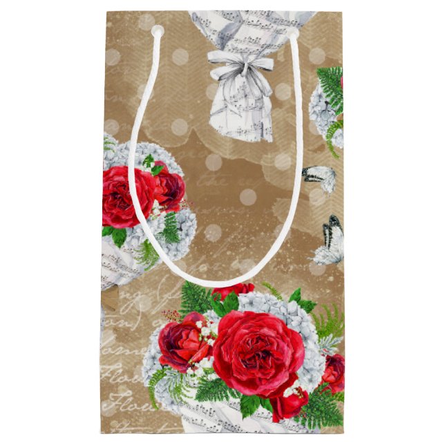 Rustic Rose Gift Bag (Front)