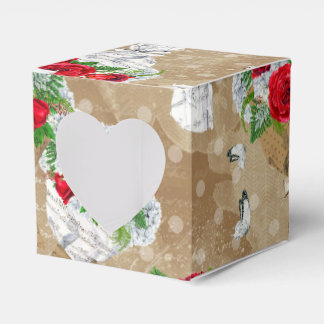 Rustic Rose Gift Box with Heart