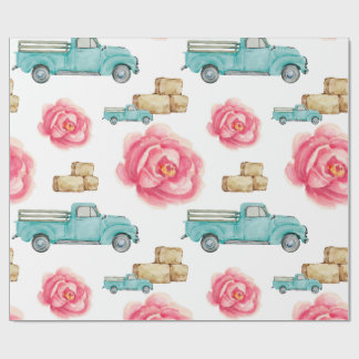 Rustic Rose Wrapping Paper