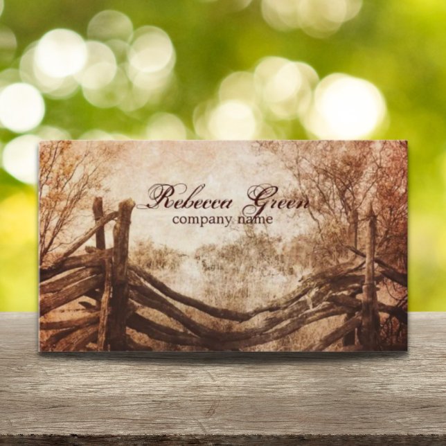 rustic rural western country ranch farm business card (rustic rural western country ranch farm business card)