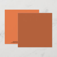 Rustic Rust Brown Solid Colour