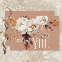 Rustic Rust Cream & Brown Fall Floral Wedding