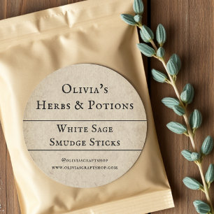 Rustic   Sage Smudge   Product Labels