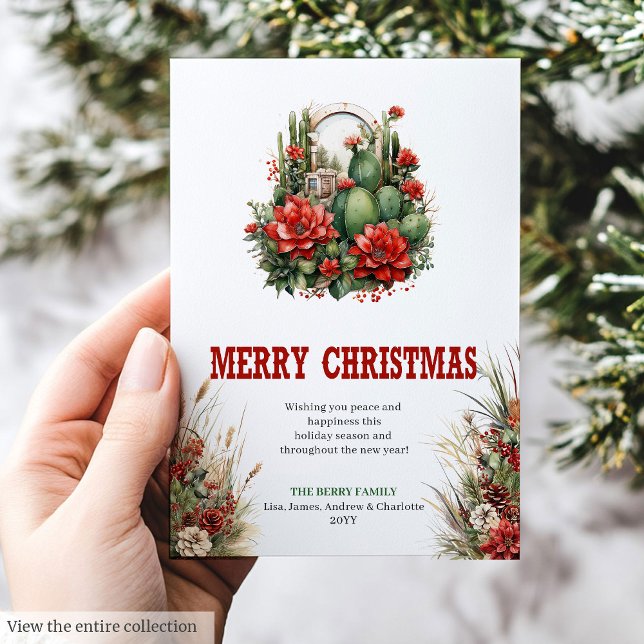 Rustic savanna Christmas greeting card digital (Rustic savanna Christmas greeting card digital

)