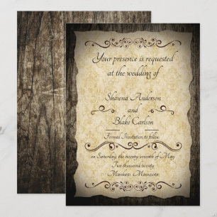 Rustic Save The Date Invitation