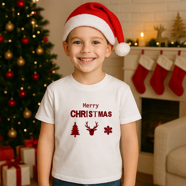rustic scottish christmas script  T-Shirt (Creator Uploaded)