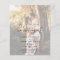 Rustic Script Modern Wedding Invitation