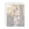 Rustic Script Photo Budget Wedding Invitation