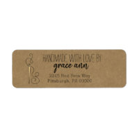 Rustic Sewing | Needle Kraft Return Address