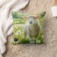 Rustic sheep family monogrammed country