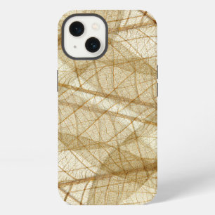 Rustic Sheer Cream Lace Leaves iPhone 13 Case
