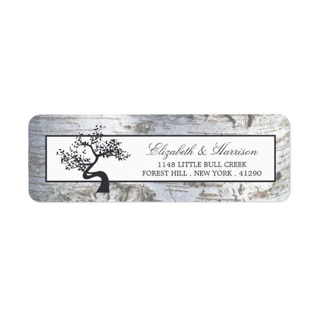 Rustic Silver Birch Tree Wedding (Front)