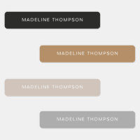 Rustic Simple Clean Caramel Coated Colours Name