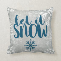 Rustic Snowflakes on White Burlap | Let It Snow