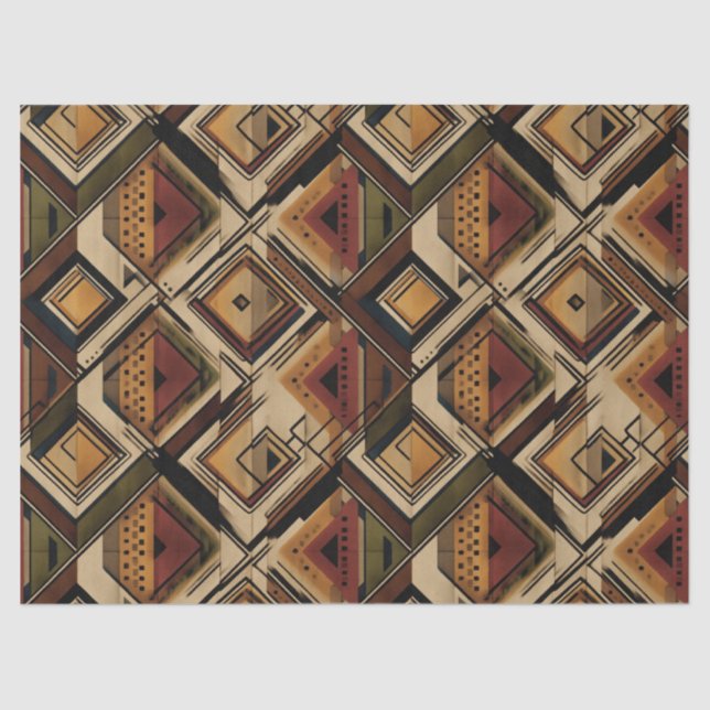 Rustic Southwestern Stripe Pattern (1) Tissue Paper (Front)