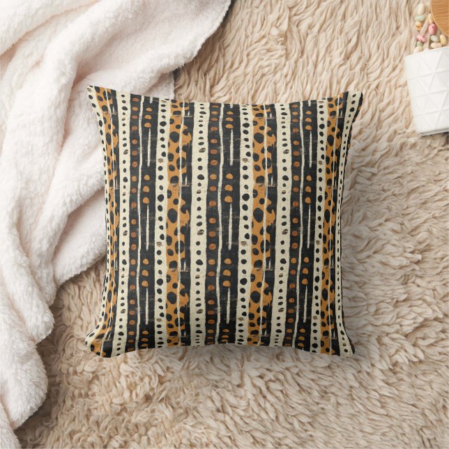 Rustic Southwestern Stripe Pattern (3) Cushion (Blanket)