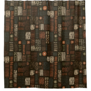 Rustic Southwestern Stripe Pattern (8) Shower Curtain