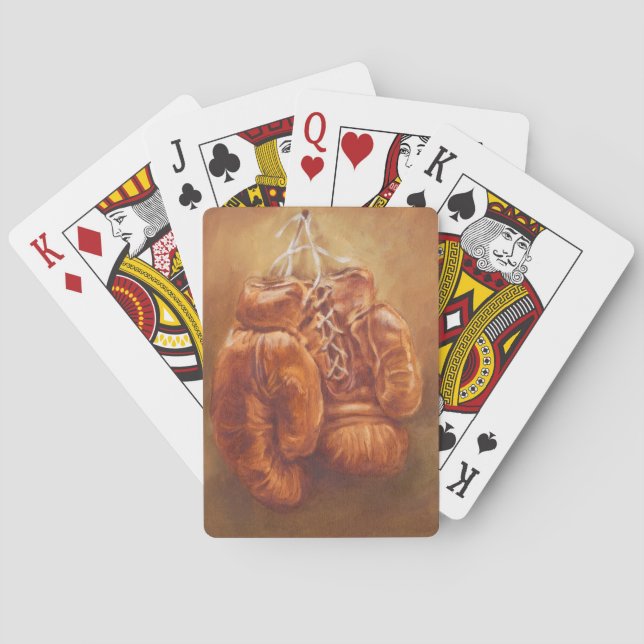 Rustic Sports | Boxing Glove Playing Cards (Back)