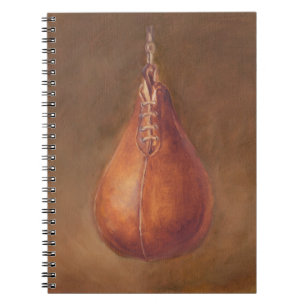 Rustic Sports Boxing Spiral Notebook