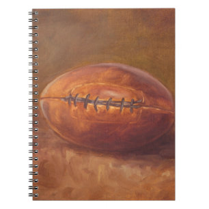 Rustic Sports   Football Spiral Notebook
