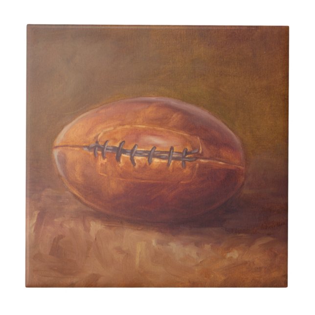 Rustic Sports | Football Tile (Front)