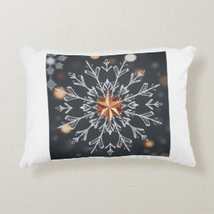Rustic Star Glow Decorative Cushion