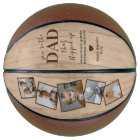 Rustic Stepdad Photo Basketball Gift
