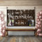 Rustic String Lights Wood 18th Birthday Photo