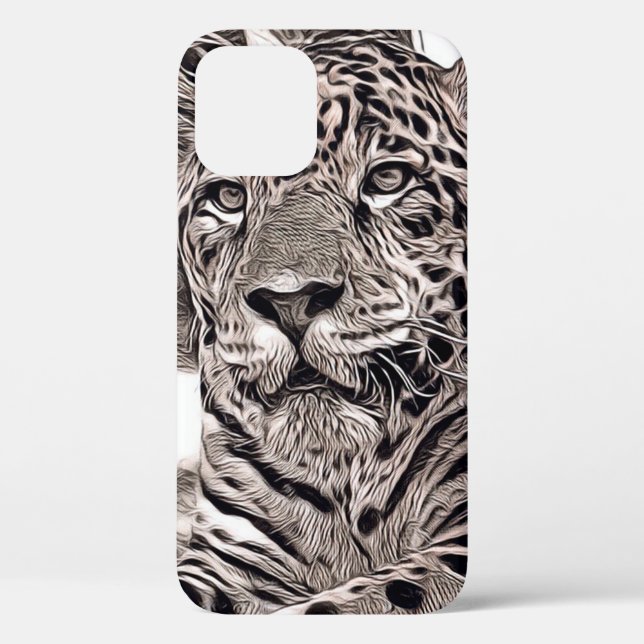 Rustic style animal - Jaguar Case-Mate iPhone Case (Back)