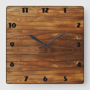 Rustic style clock