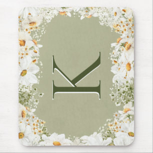 Rustic Summer Daisies Mouse Pad