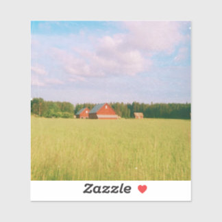 Rustic summer field, Helsingia, Sweden