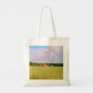 Rustic summer field, Helsingia, Sweden Tote Bag