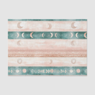 Rustic Sun Moon Pattern for Spiritual Living Tissue Paper