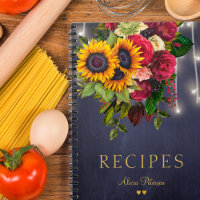 Rustic sunflower and roses navy kitchen recipes