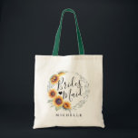Rustic Sunflower Bloom | Bridesmaid Tote Bag<br><div class="desc">Rustic Sunflower Bloom bridesmaid tote bags for the special women by your side on your special day.</div>