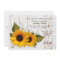 Rustic Sunflower Bridal Shower Invitation